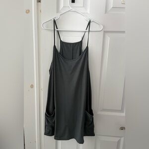 Women’s Romper Dress - built in shorts - Grey Loose fitting